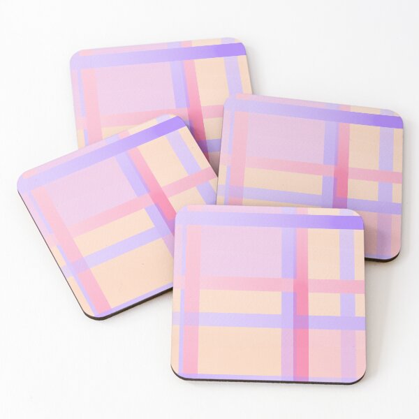 Item preview, Patrón digital abstracto a cuadros en tonos pastel suaves designed and sold by Chunac.