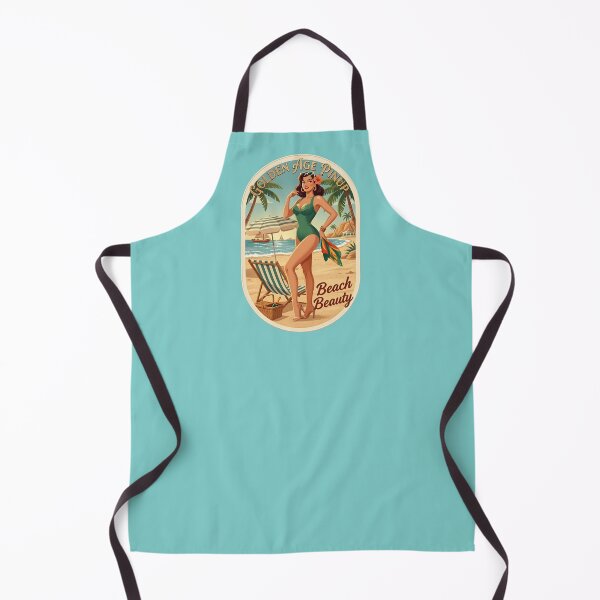 Item preview, Beach Beauty "Golden Age Pinup" designed and sold by NEOCHRONOS.