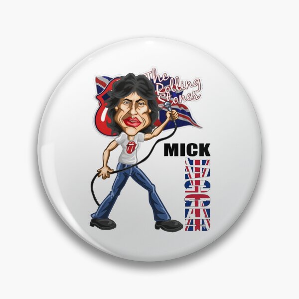Item preview, Mick Jagger Caricature - The Rolling Stones Retro Art designed and sold by shopmamabite.