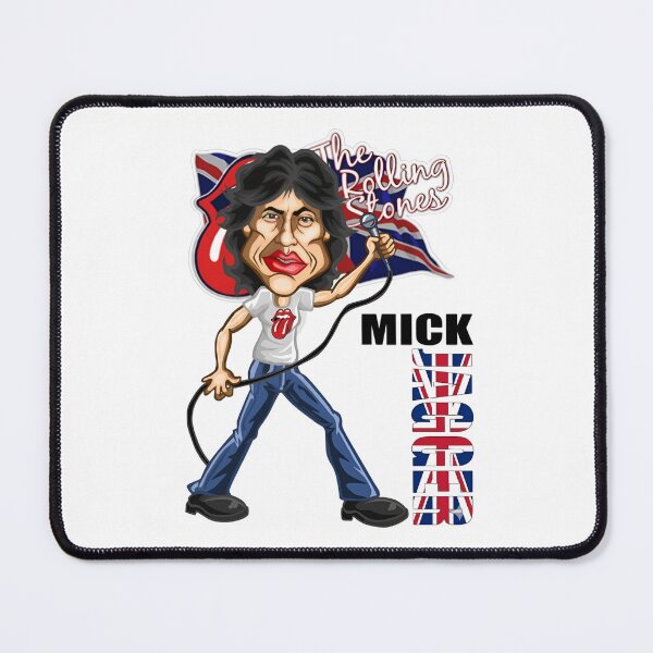 Item preview, Mick Jagger Caricature - The Rolling Stones Retro Art designed and sold by shopmamabite.