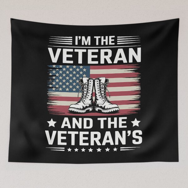 Item preview, Veteran & Wife Proud American Veteran Wife designed and sold by TyraYoung.