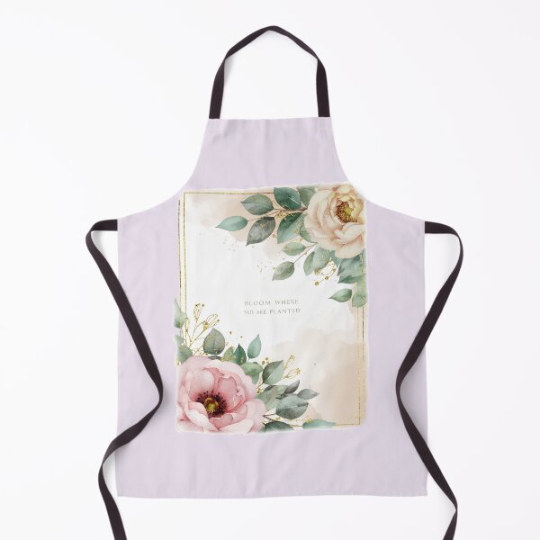 Item preview, Bloom where you are planted floral watercolor botanical print designed and sold by icemanphotos.