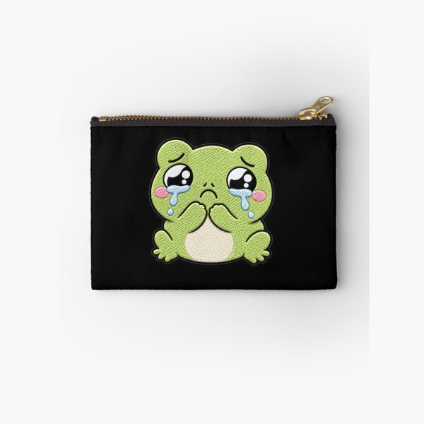 Item preview, Crying Frog Embroidery Patch | Cute Kawaii Frog Design designed and sold by ColorSplash123.