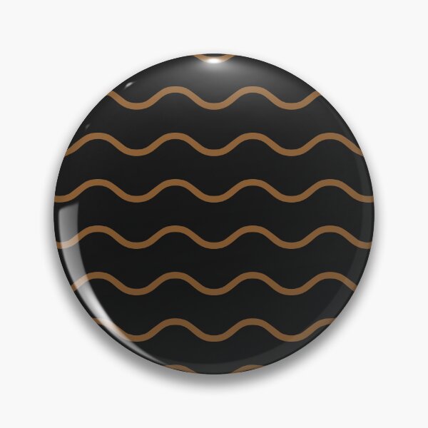 Item preview, Black And Bronze Waves Pattern designed and sold by pattern-archive.