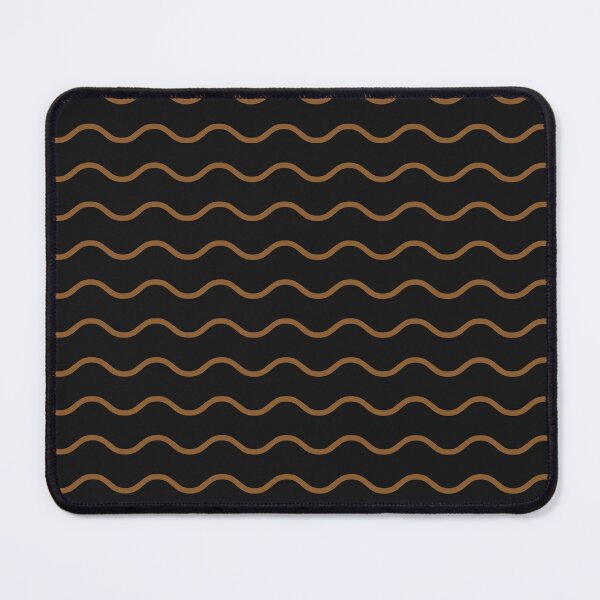 Item preview, Black And Bronze Waves Pattern designed and sold by pattern-archive.
