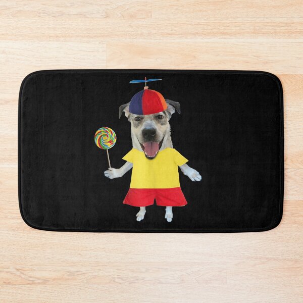 Item preview, Funny Dog In Propeller Hat With Lollipop Cute Silly Puppy Meme designed and sold by GalenoHenley.