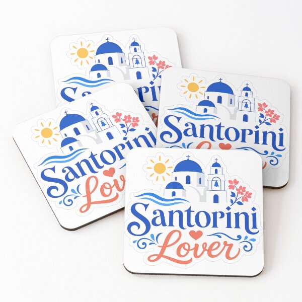 Item preview, Santorini Lover Greek Island Travel Sticker designed and sold by Beyond Destinations.