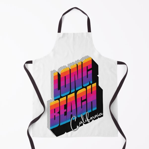 Item preview, Long Beach California Retro 80s Stripe Design designed and sold by DonnaRaine.