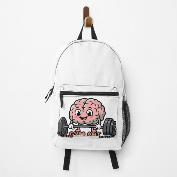 Item preview, Gym Brain Mental Health Fitness Motivation Art designed and sold by JeevanStickers.
