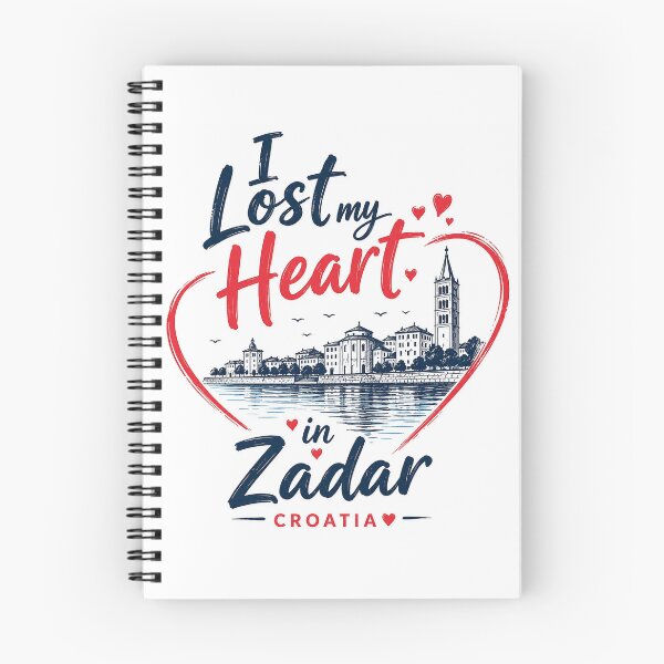 Item preview, I Lost My Heart in Zadar Croatia Romantic Travel Design Funny Gifts designed and sold by BadhbhLoot.