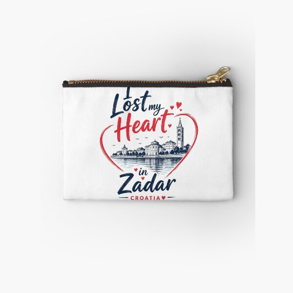 Item preview, I Lost My Heart in Zadar Croatia Romantic Travel Design Funny Gifts designed and sold by BadhbhArt.