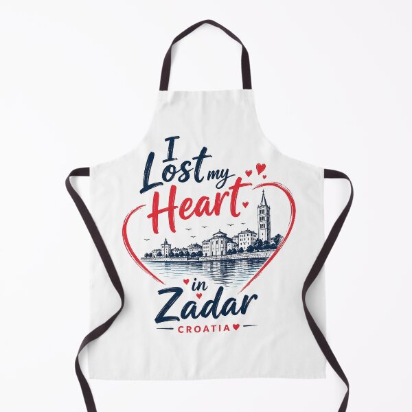 Item preview, I Lost My Heart in Zadar Croatia Romantic Travel Design Funny Gifts designed and sold by BadhbhLoot.