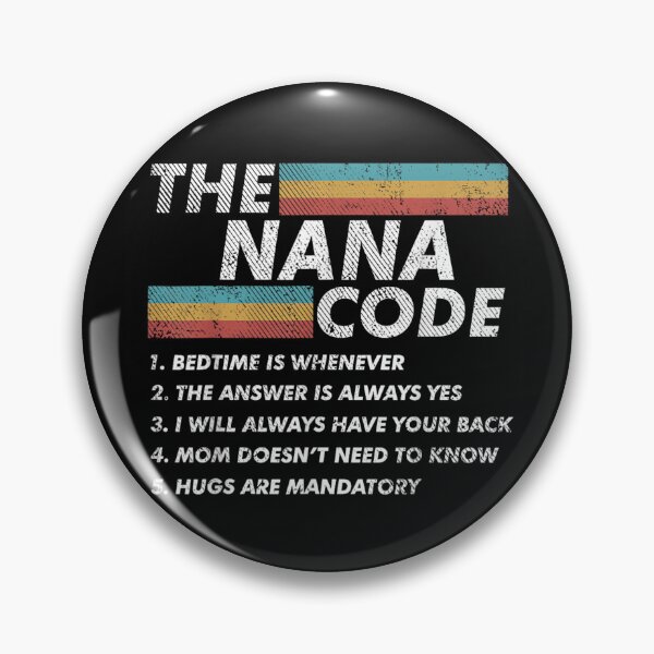 Item preview, The Nana Code Grandmother Rules Vintage Sunset Retro Style Family Quote designed and sold by GalenoHenley.