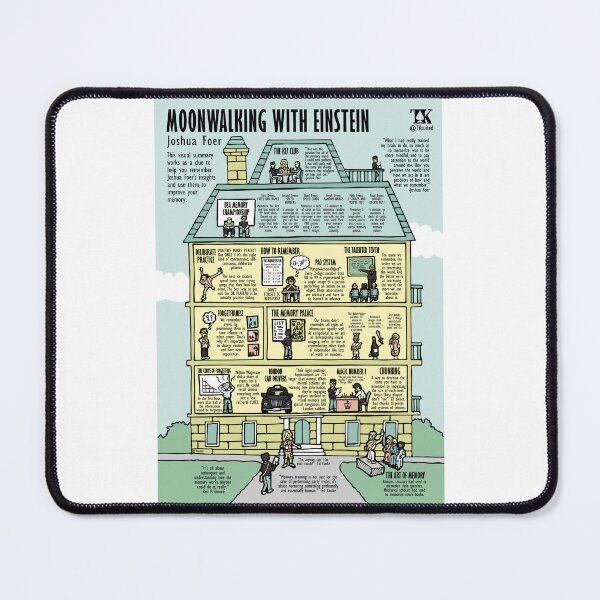 Item preview, Visual Summary Moonwalking with Einstein (Joshua Foer) designed and sold by TKsuited.