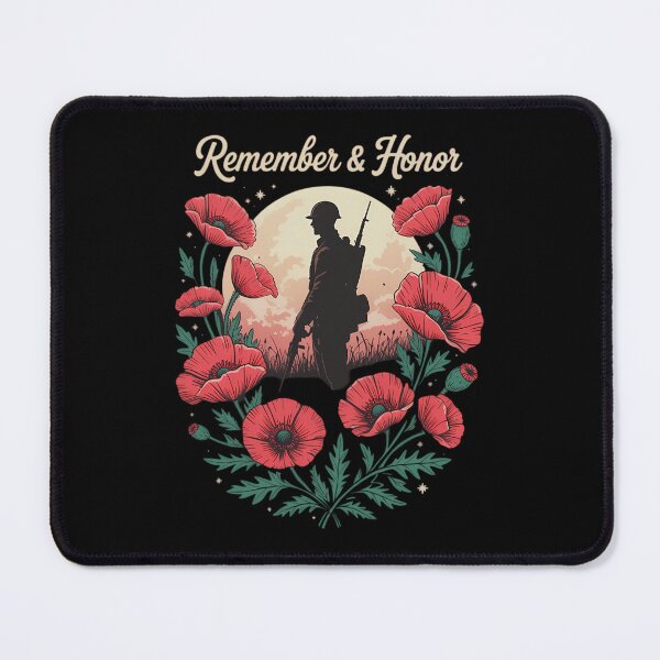 Item preview, Veterans Day USA Memorial Day Red Poppy Flower Military designed and sold by TyraYoung.