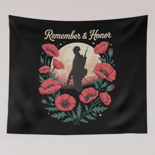 Item preview, Veterans Day USA Memorial Day Red Poppy Flower Military designed and sold by TyraYoung.