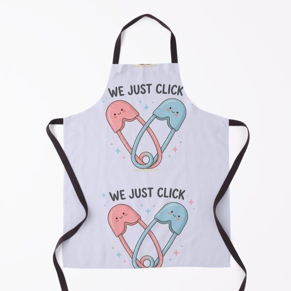 Item preview, We Just Click - Cute Kawaii Safety Pins Heart designed and sold by jo-e-basta.