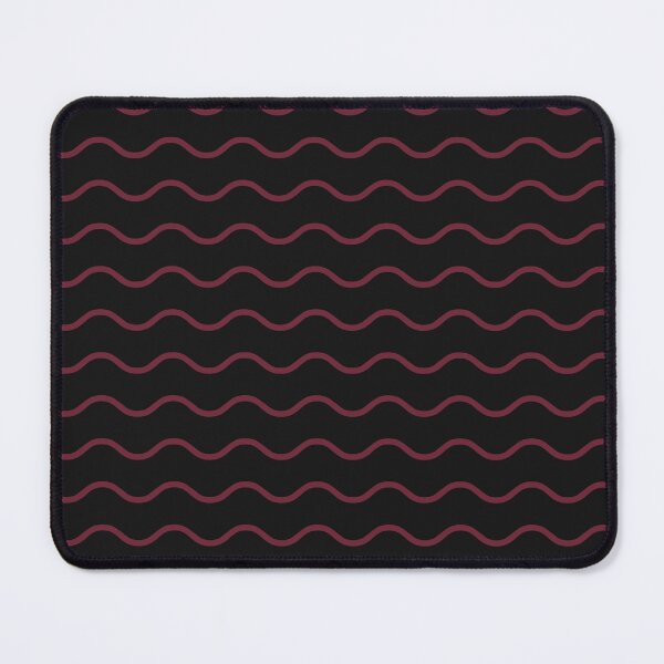 Item preview, Black And Burgundy Waves Pattern designed and sold by pattern-archive.