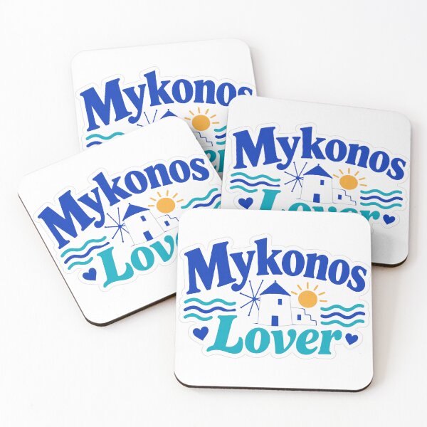 Item preview, Mykonos Lover Greek Island Windmill Sticker designed and sold by Beyond Destinations.