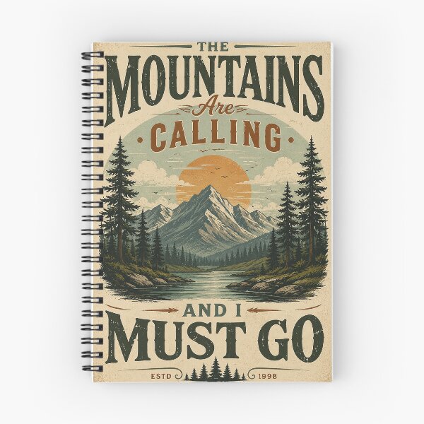 Item preview, the mountains are calling and i must go estd 1998 designed and sold by phenchacon.