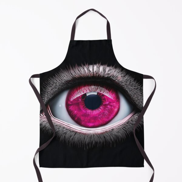 Item preview, Pink neon eye on black background designed and sold by ChernivtsiSkoda.