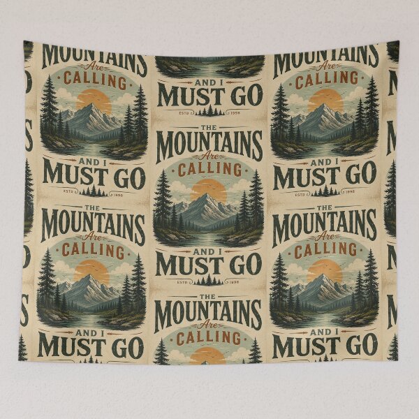 Item preview, the mountains are calling and i must go estd 1998 designed and sold by phenchacon.