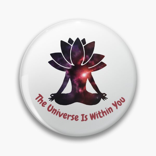 Item preview, The Universe Is Within You - Yoga Meditation Galaxy Art designed and sold by ANoelleART.
