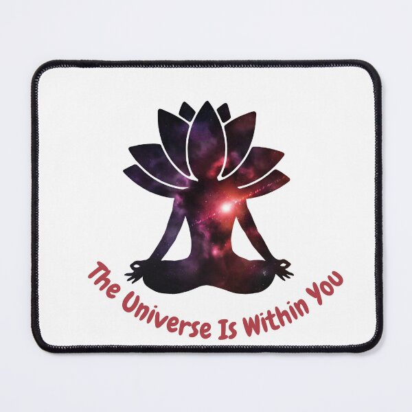 Item preview, The Universe Is Within You - Yoga Meditation Galaxy Art designed and sold by ANoelleART.