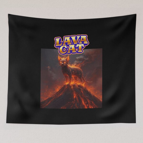 Item preview, LAVA CAT 3 designed and sold by mama-creative.