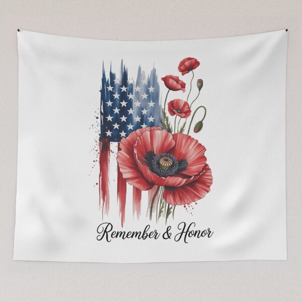 Item preview, Veterans Day USA Memorial Day Red Poppy Flower Military  designed and sold by TyraYoung.