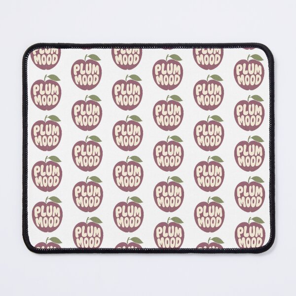 Item preview, Plum Mood Cozy Cottagecore Aesthetic Retro Fruit Print designed and sold by Notecrea.