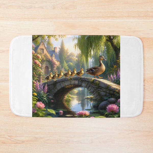 Item preview, the ducklings and mama duck designed and sold by EdicionesJML.