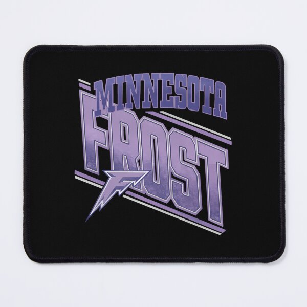 Item preview, Aesthetic Minnesota Frost Pwhl Logo With Purple Background designed and sold by yassircreative.