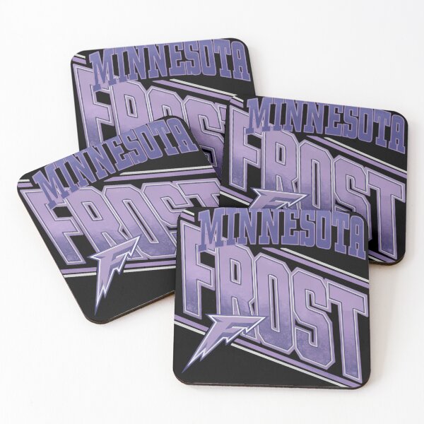 Item preview,  Aesthetic Minnesota Frost Pwhl  Logo With Purple Background designed and sold by yassircreative.
