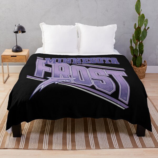Item preview,  Aesthetic Minnesota Frost Pwhl  Logo With Purple Background designed and sold by yassircreative.