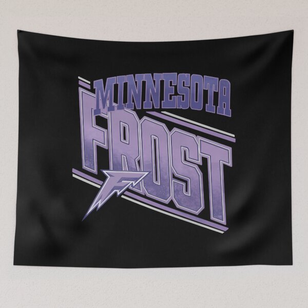 Item preview,  Aesthetic Minnesota Frost Pwhl  Logo With Purple Background designed and sold by yassircreative.