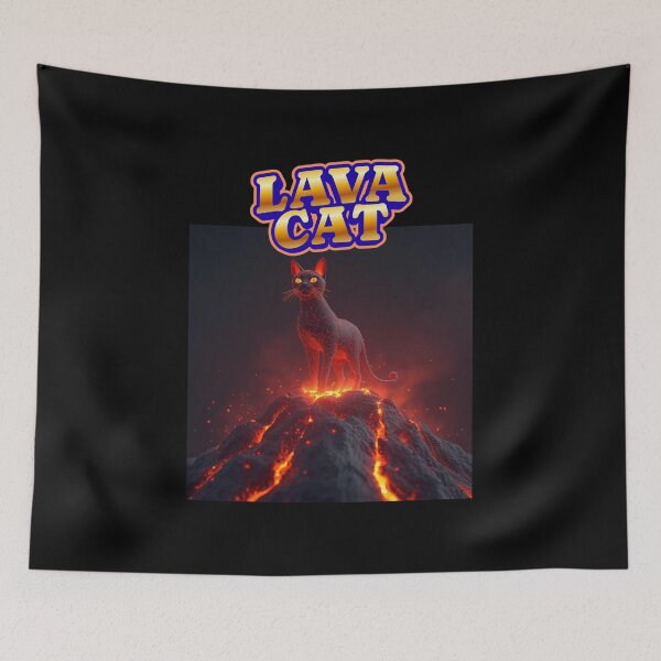 Item preview, LAVA CAT 4 designed and sold by mama-creative.