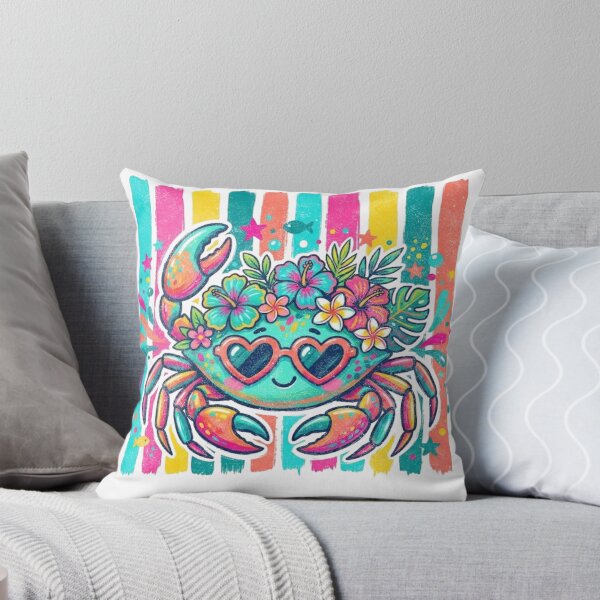 Item preview, Preppy Summer Crab Coastal Beach Vacation Vibes Style designed and sold by Artbyrome.