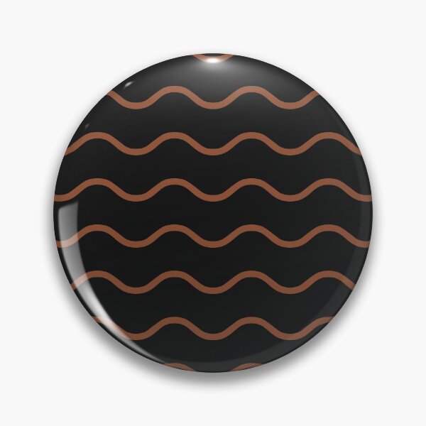 Item preview, Black And Copper Waves Pattern designed and sold by pattern-archive.