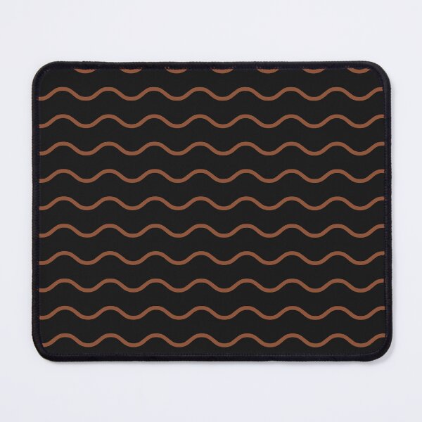 Item preview, Black And Copper Waves Pattern designed and sold by pattern-archive.