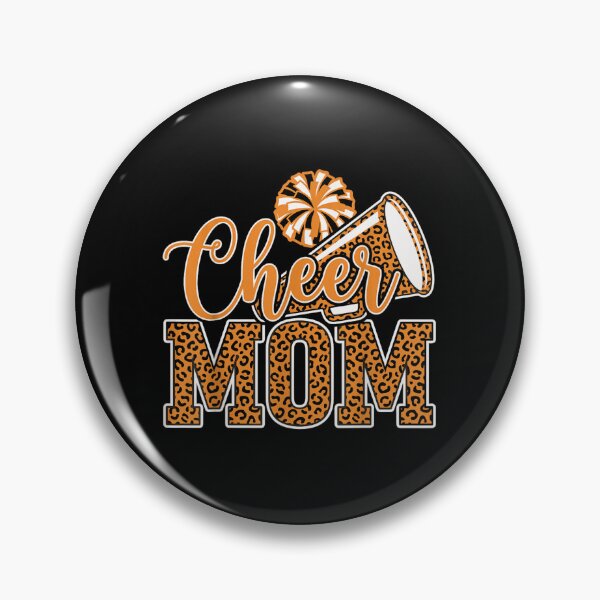 Item preview, Cheer Mom Leopard Print Megaphone Pom Poms Cheerleading Spirit Sports Fan designed and sold by GalenoHenley.