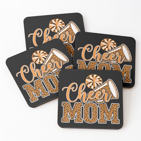 Item preview, Cheer Mom Leopard Print Megaphone Pom Poms Cheerleading Spirit Sports Fan designed and sold by GalenoHenley.