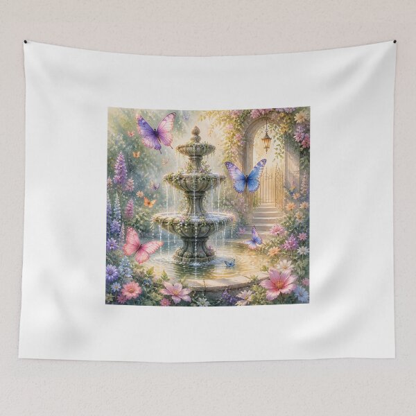 Item preview, the butterfly fountain designed and sold by EdicionesJML.