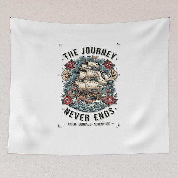 Item preview, The Journey Never Ends designed and sold by Aise06.