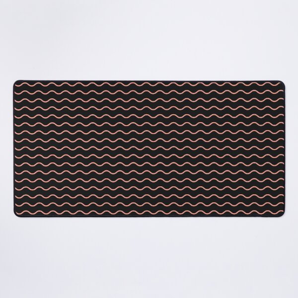 Item preview, Black And Coral Waves Pattern designed and sold by pattern-archive.