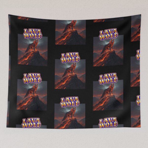 Item preview, LAVA WOLF 2 designed and sold by mama-creative.