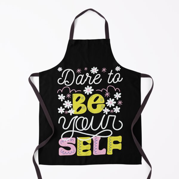 Item preview, Dare To Be Yourself Inspirational Positivity Self Love Floral Typography Art designed and sold by GalenoHenley.