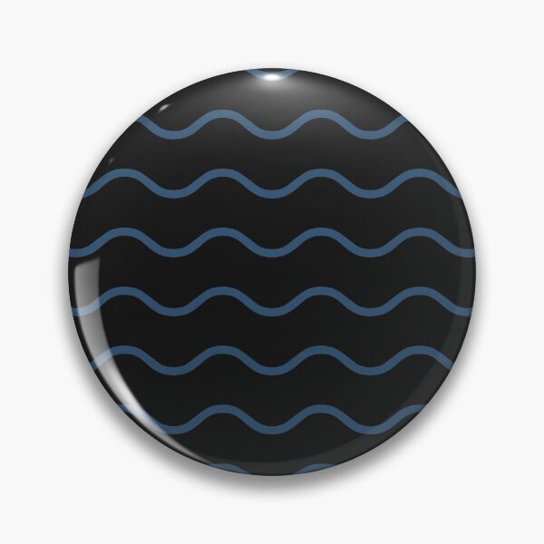 Item preview, Black And Denim Waves Pattern designed and sold by pattern-archive.