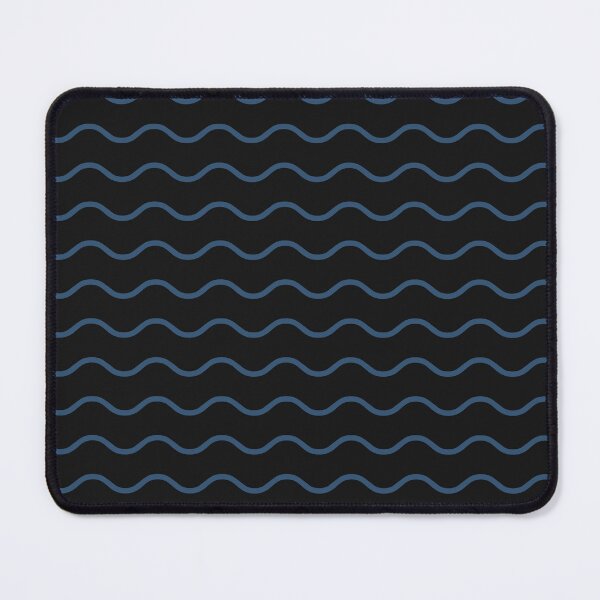 Item preview, Black And Denim Waves Pattern designed and sold by pattern-archive.