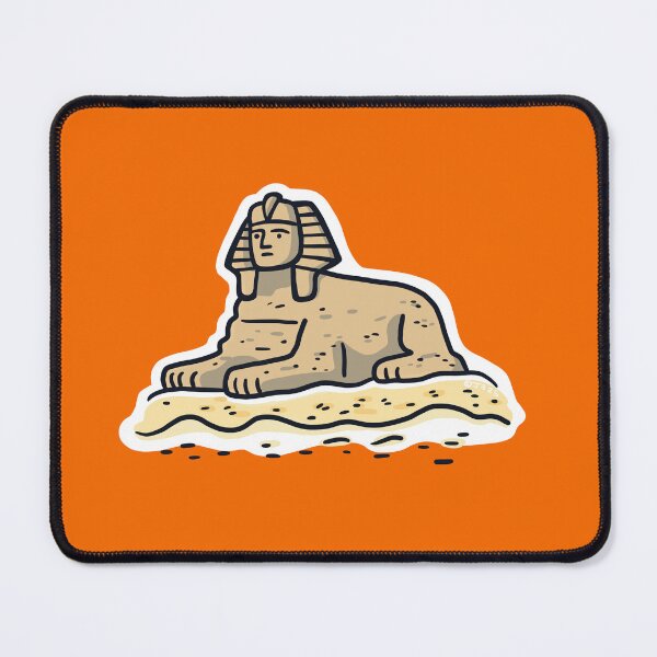 Item preview, Great Sphinx Doodle designed and sold by PickledjoArt.